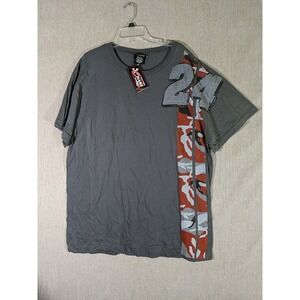 Chase Authentics Nascar Men's T Shirt Grey 2XL Cotton #24 Jeff Gordon Camo